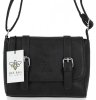 GEANȚĂ DE DAMĂ tip poștaș BEE BAG negru 1002S23